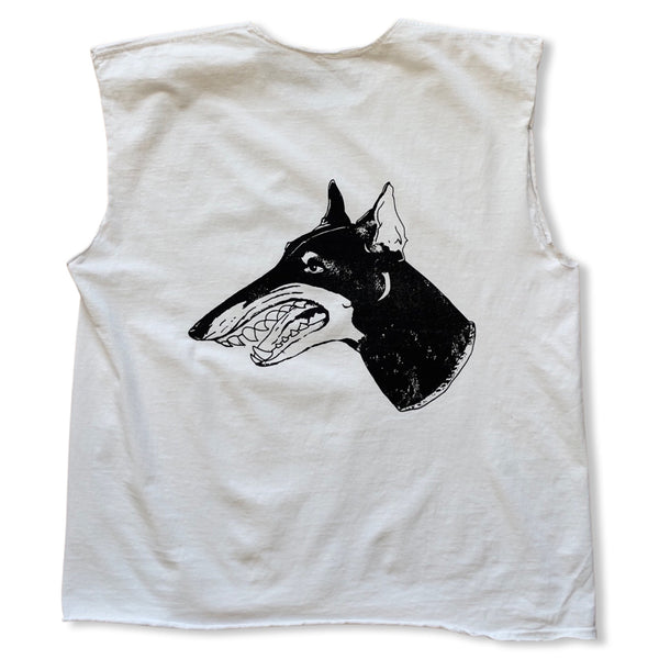 Varsity Los Angeles Zip Code Chopped n Cropped Sleeveless Tee