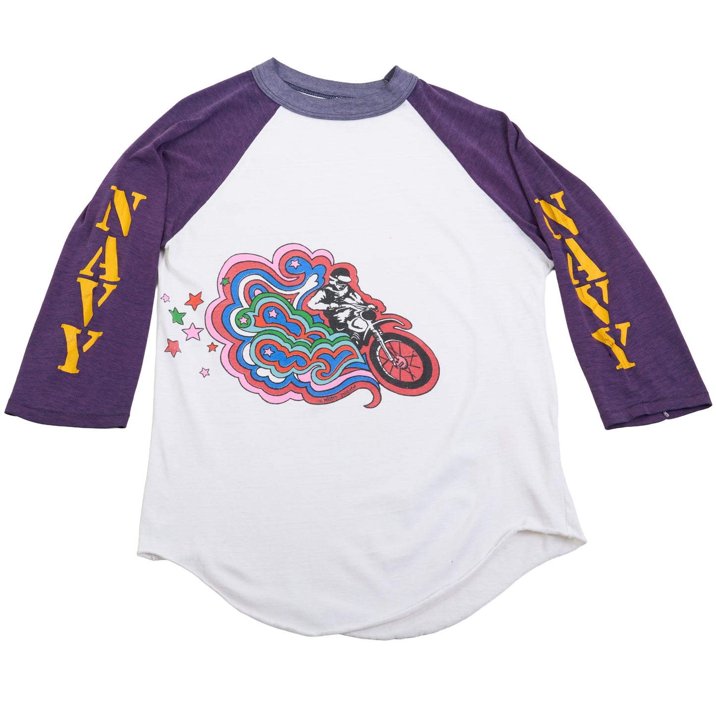 Old Mister Freedom Moto X Baseball Tee