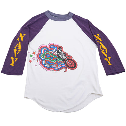 Old Mister Freedom Moto X Baseball Tee