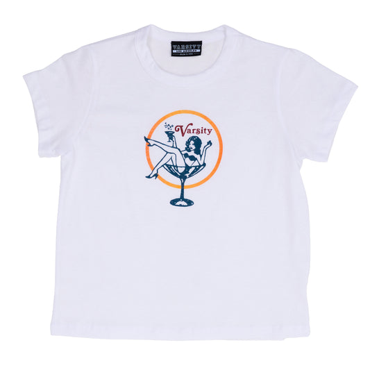 Varsity Martini Girl Babydoll T