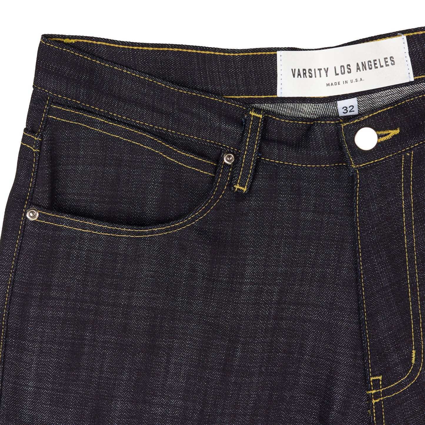 Varsity Raw Japanese Denim Shorts