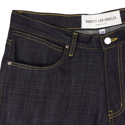Varsity Raw Japanese Denim Shorts