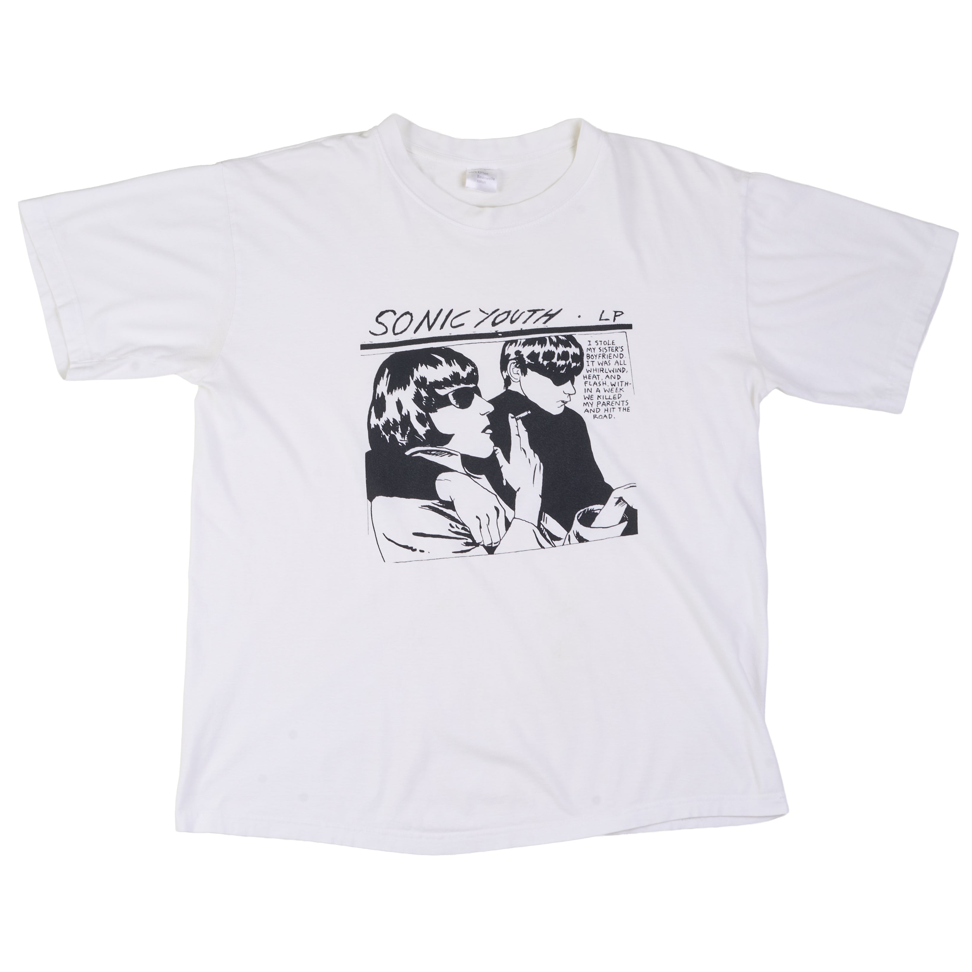 Sonic Youth Goo Euro Boot White Tee – Varsity Los Angeles