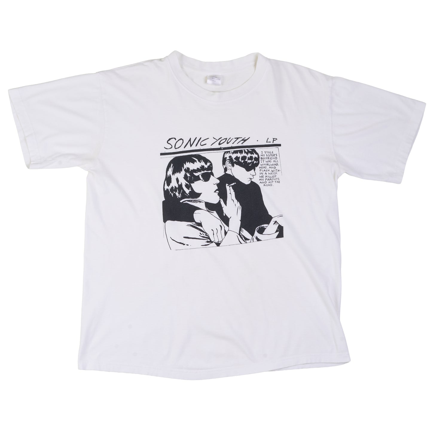 Sonic Youth Goo Euro Boot White Tee