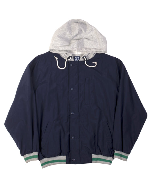 Gap Nylon Hooded Fleece Jacket