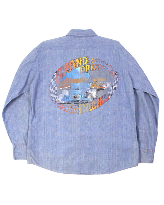 Gran Prix Chambray Button Down Shirt