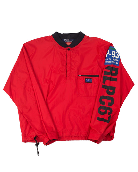 Ralph Lauren Polo P-93 Hi-Tech Quarter Zip  Paddling Nylon Jacket