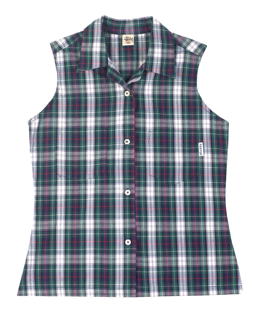 Stussy Plaid Sleeveless Shirt