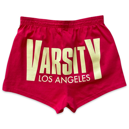 Varsity Los Angeles Cheer Shorts Red