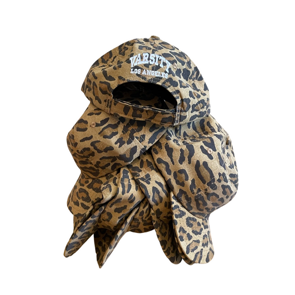 Varsity Los Angeles Poplin Leopard Print Low Pro Cap
