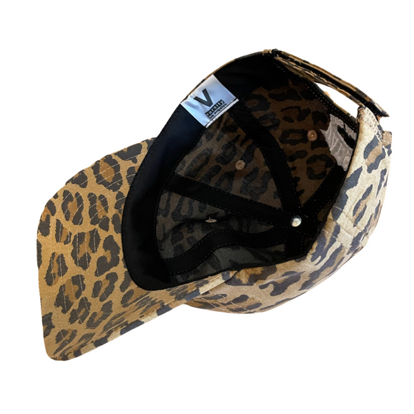 Varsity Los Angeles Poplin Leopard Print Low Pro Cap
