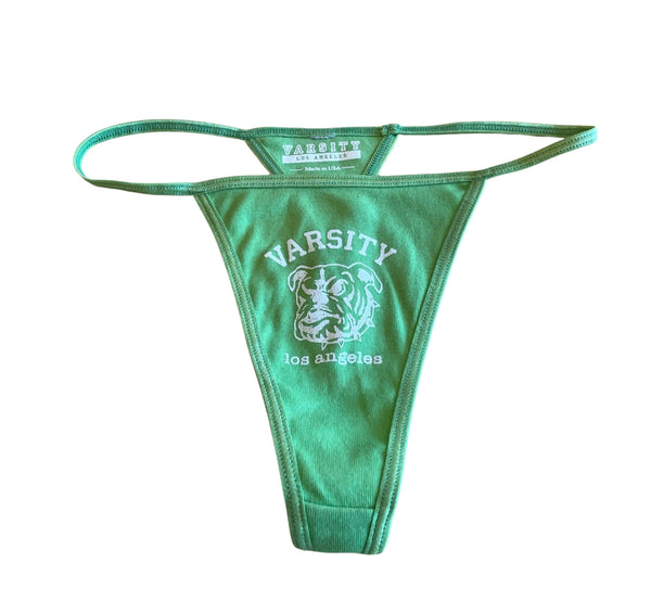 Varsity Los Angeles Bulldog Thong Lime Green