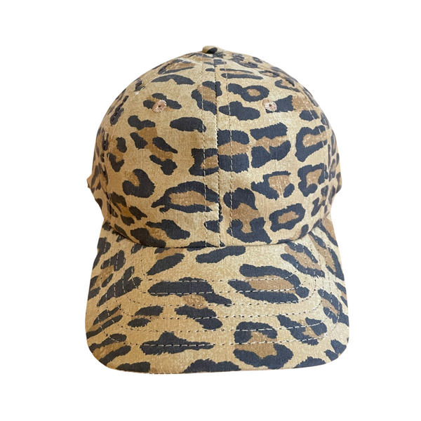 Varsity Los Angeles Poplin Leopard Print Low Pro Cap