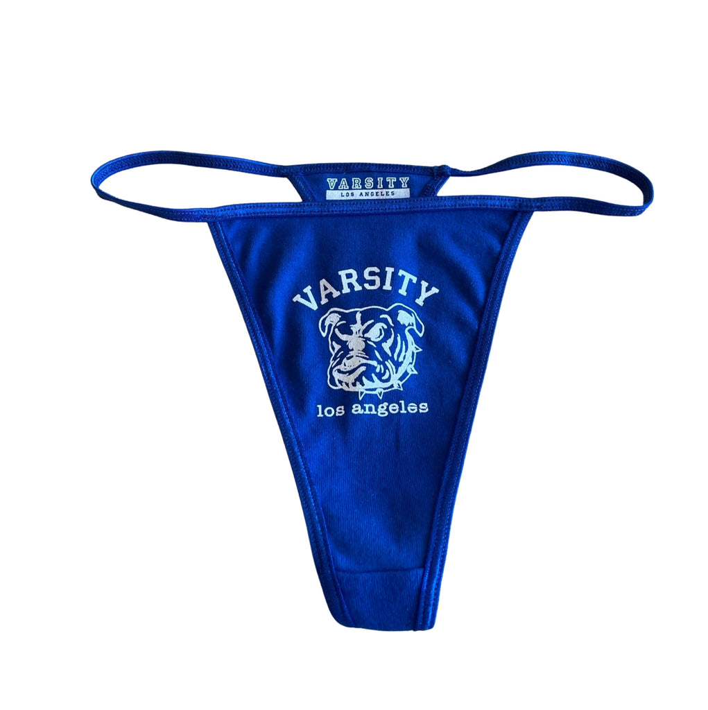 Varsity Los Angeles Bulldog Thong Blue