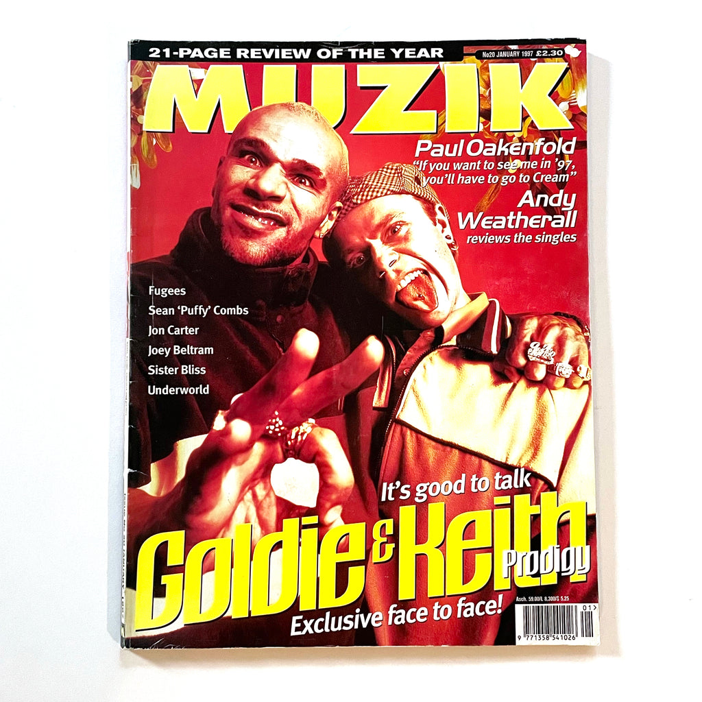 Muzik Magazine w/ Goldie & Keith Flint January 1997