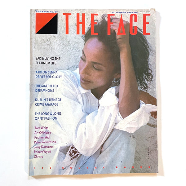The Face Magazine w/ Sade November 1985