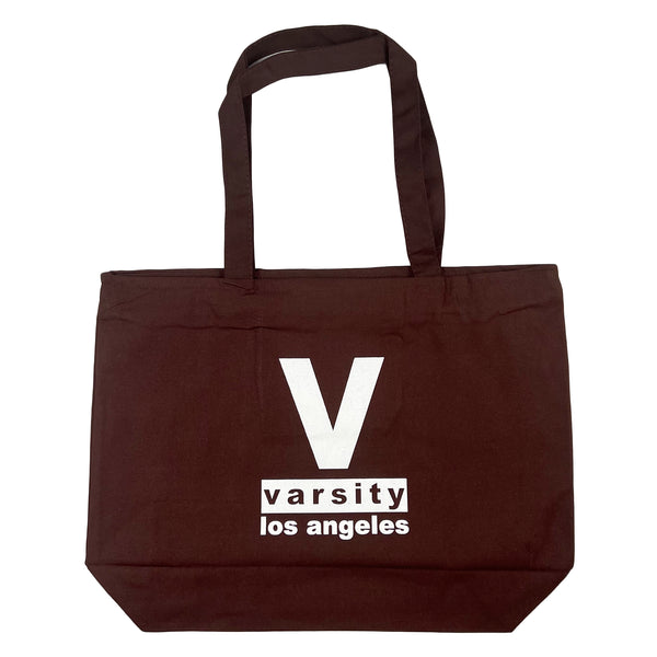 Varsity Los Angeles Zip Top Rust Tote